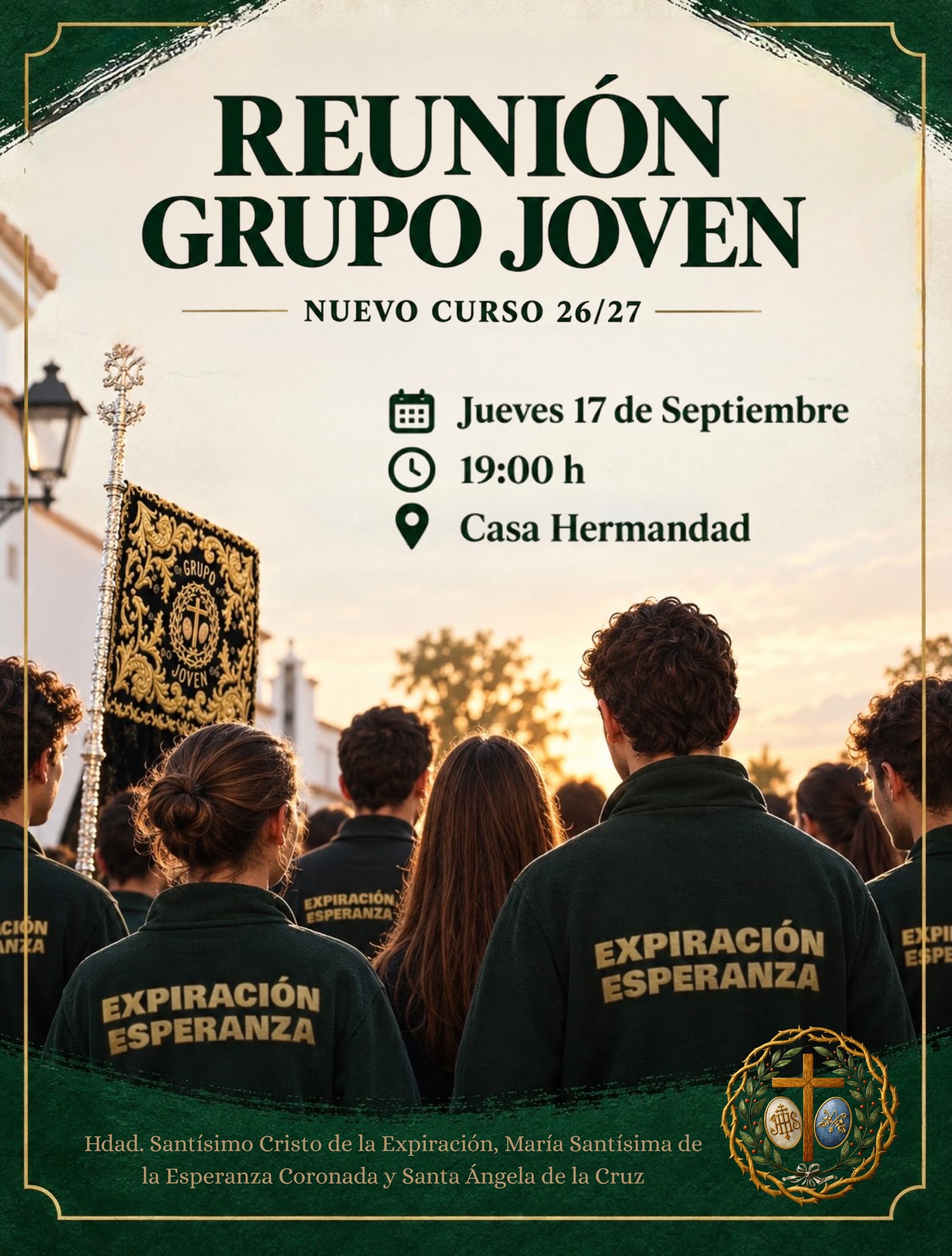 REUNIÓN GRUPO JOVEN - CURSO 2026/2027